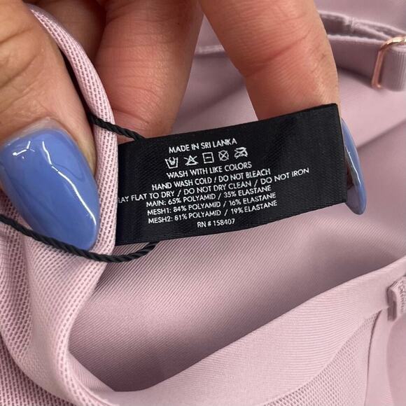 PINSY V Neck Hourglass Shaping Bodysuit Set Of Two Lilac Cheeky Size Small NEW - Picture 6 of 8